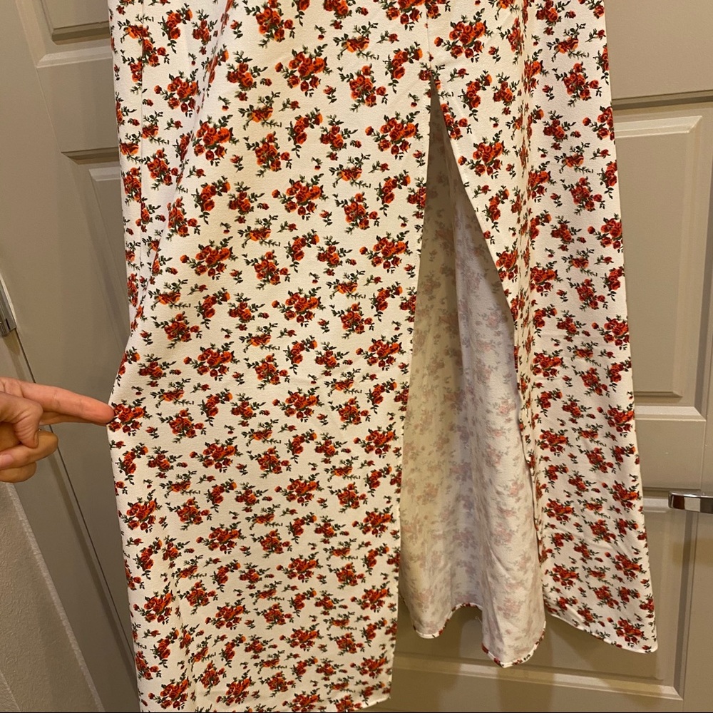 Danielle Bernstein Floral Puff Sleeve Maxi Dress - Picture 5 of 8